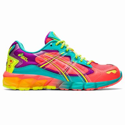 Női Asics Gel-Kayano V Kzn Utcai Cipő AS6413207 Korall/Sárga